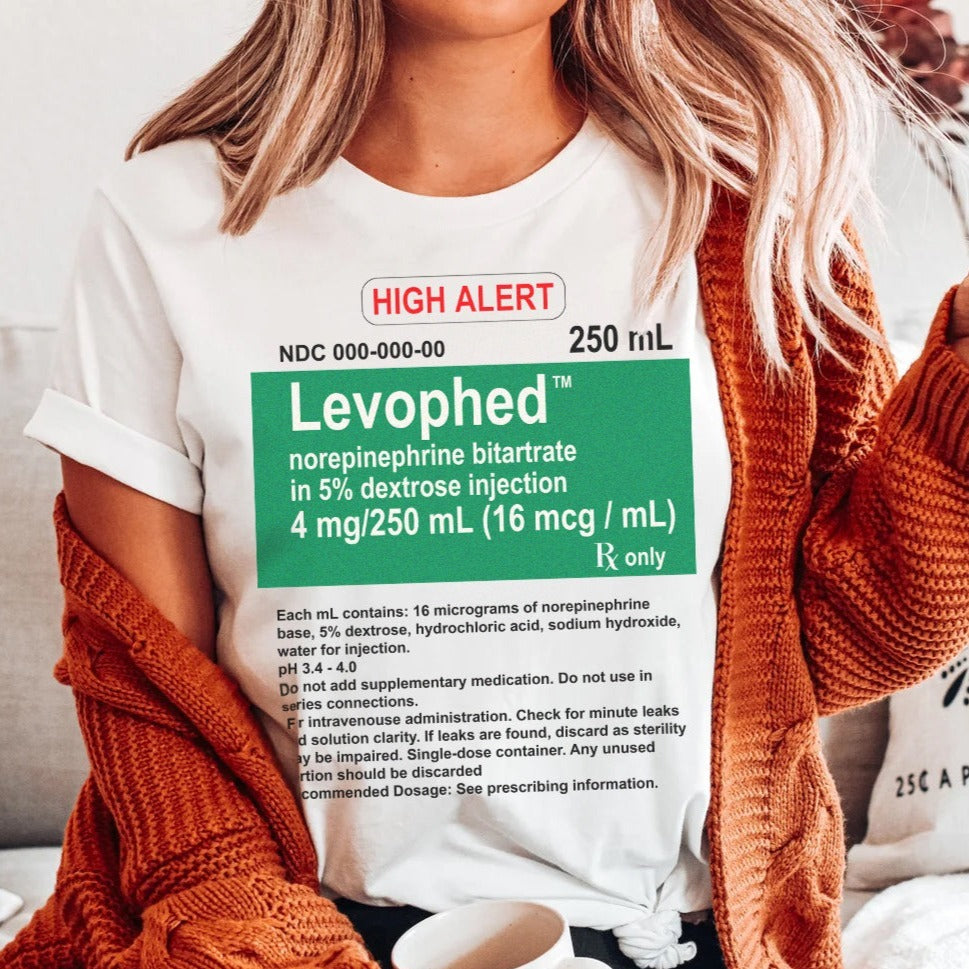 Levophed Label T-Shirt