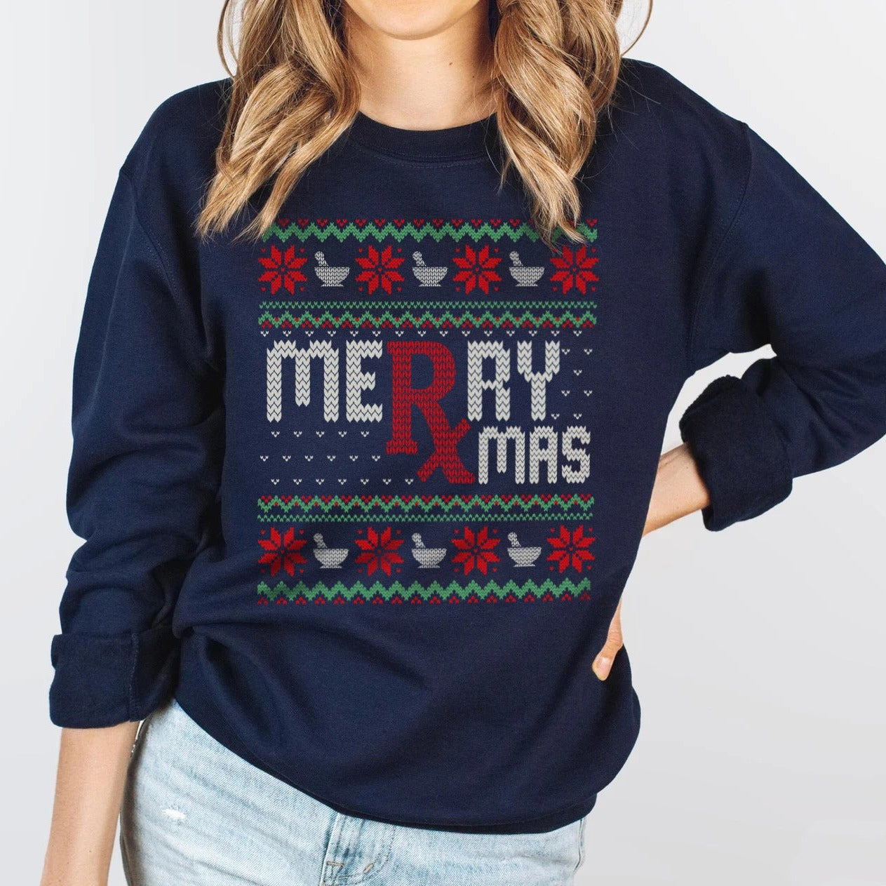 Merry Rxmas Ugly Christmas Sweater