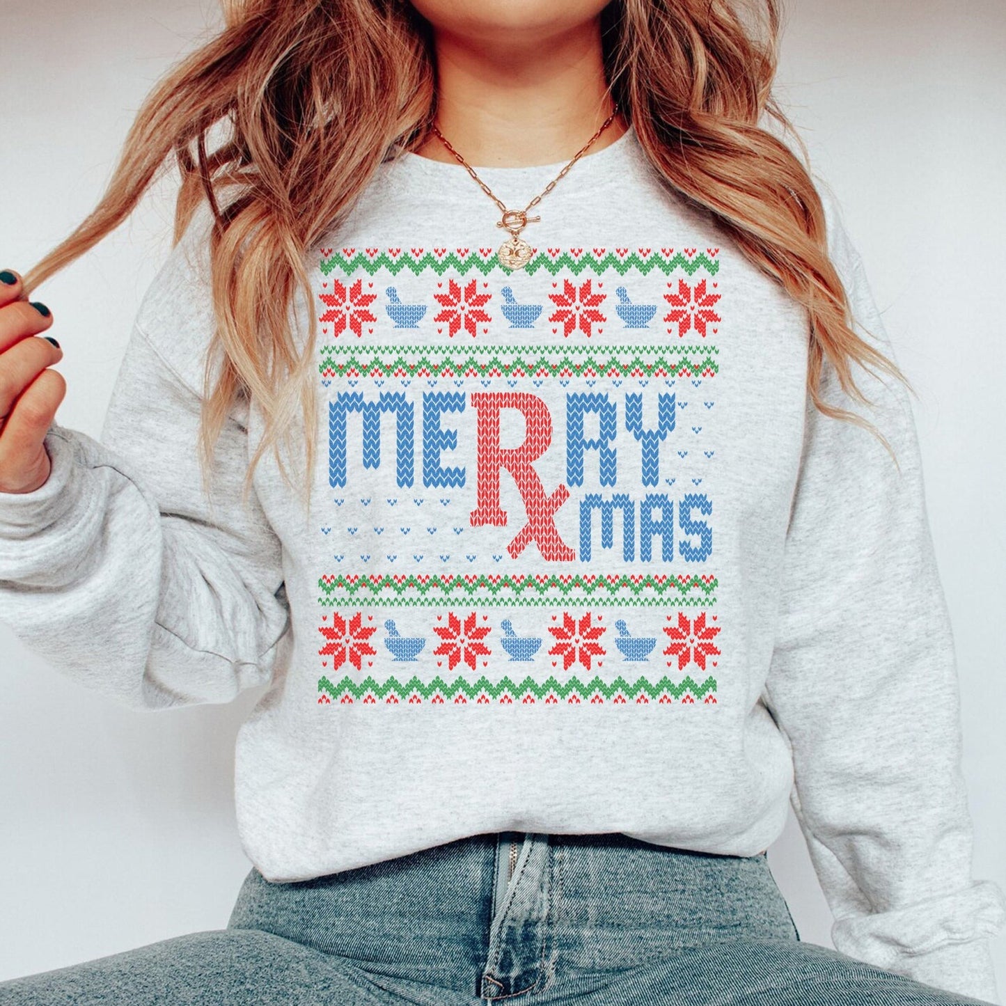 Merry Rxmas Ugly Christmas Sweater