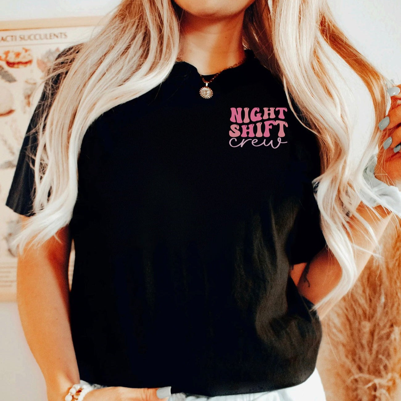 In My Night Shift Era (Design on Back) T-Shirt