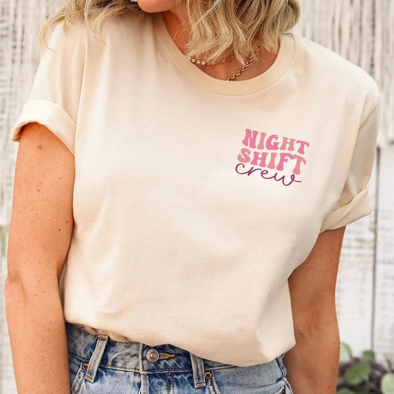 In My Night Shift Era (Design on Back) T-Shirt