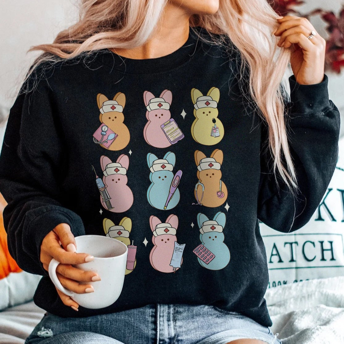 Nurse Peeps Sweatshirt