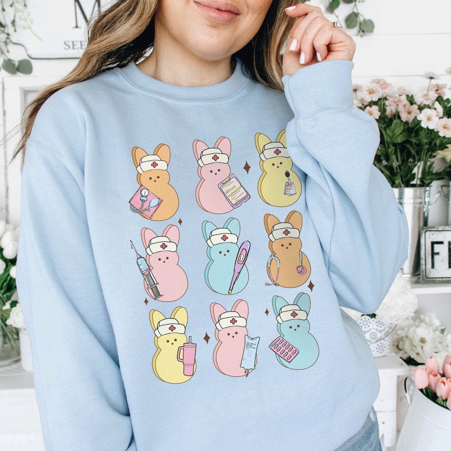 Nurse Peeps Sweatshirt