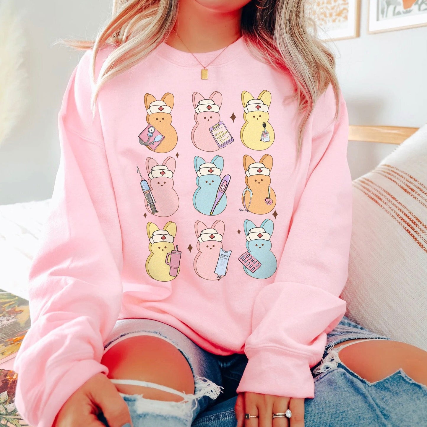 Nurse Peeps Sweatshirt