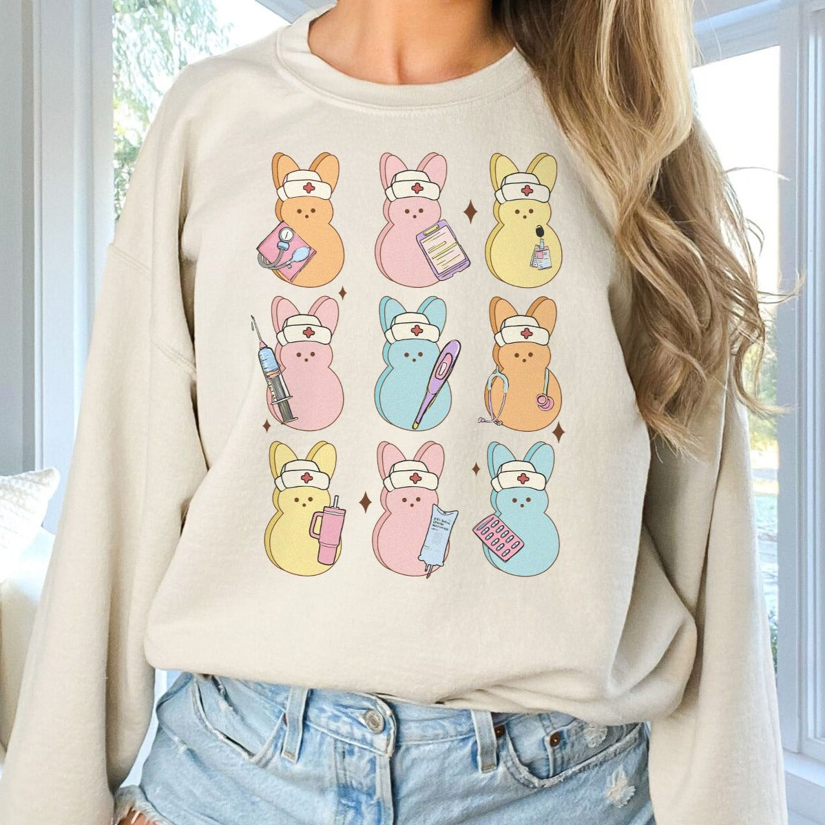 Nurse Peeps Sweatshirt
