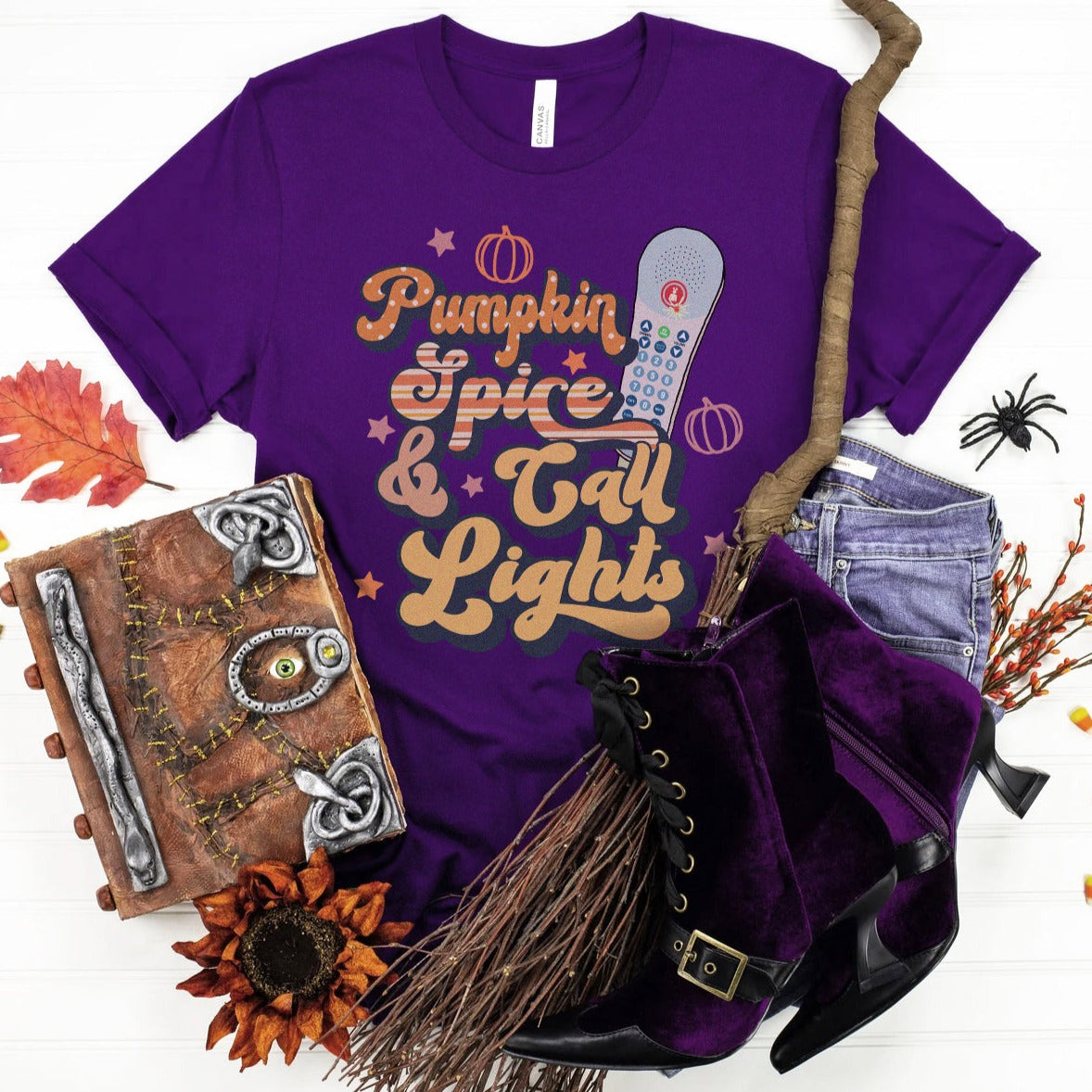 Pumpkin Spice & Call Lights T-Shirt