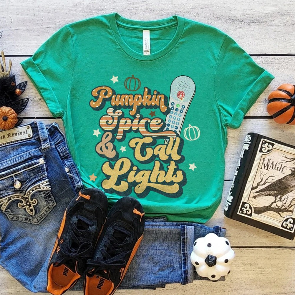 Pumpkin Spice & Call Lights T-Shirt