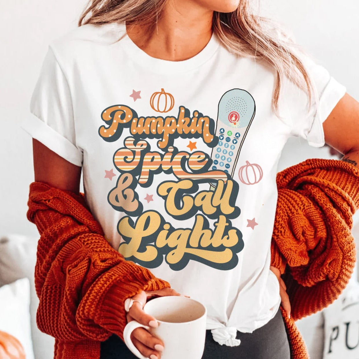 Pumpkin Spice & Call Lights T-Shirt