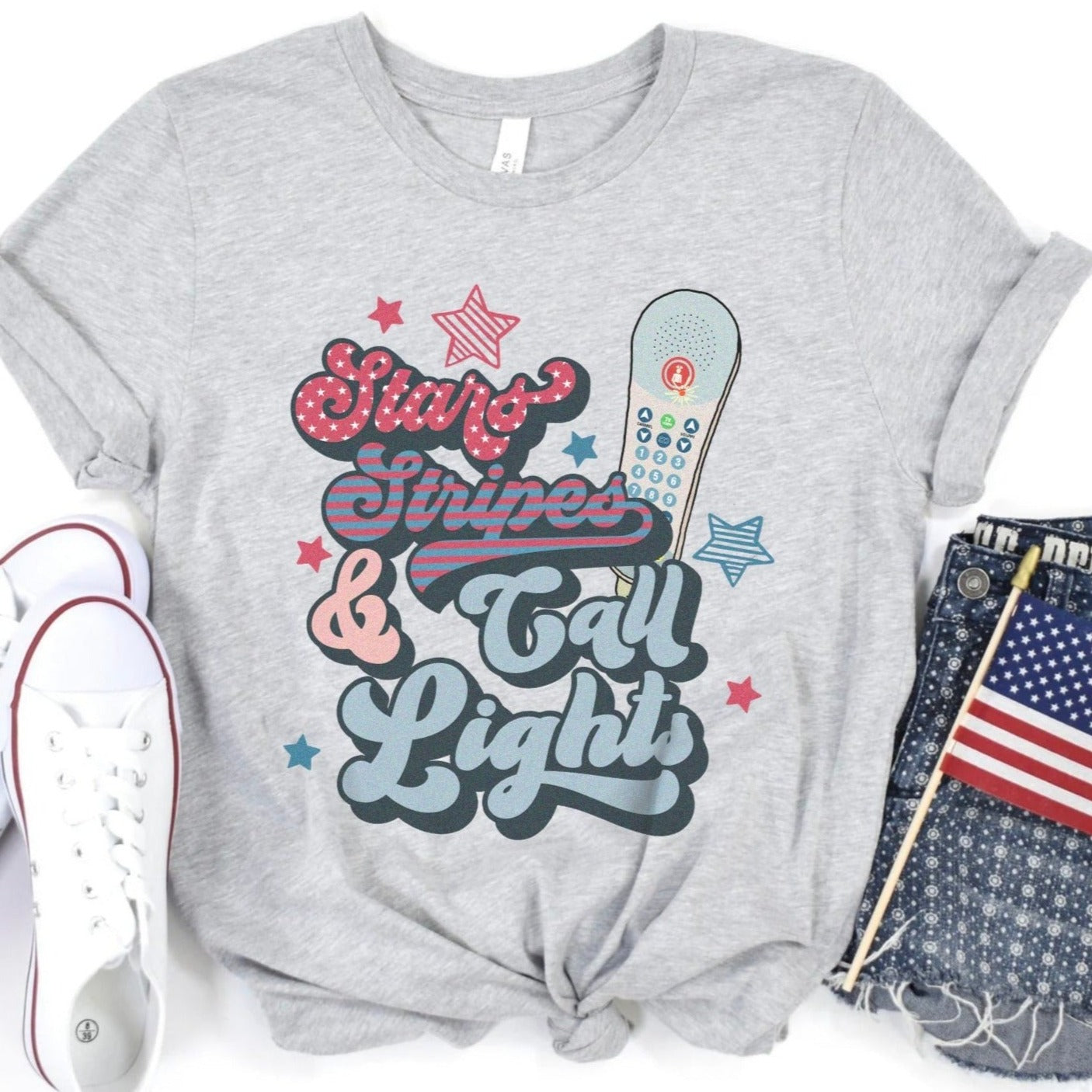Stars, Stripes & Call Lights T-Shirt