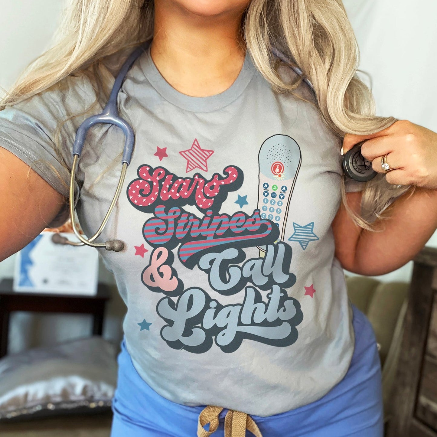 Stars, Stripes & Call Lights T-Shirt