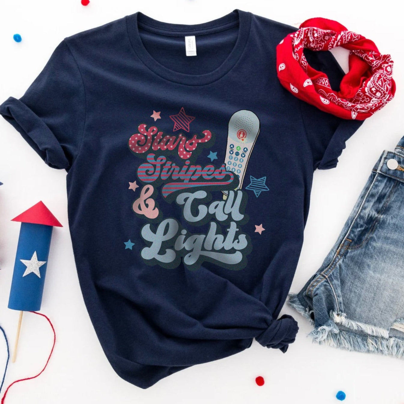 Stars, Stripes & Call Lights T-Shirt