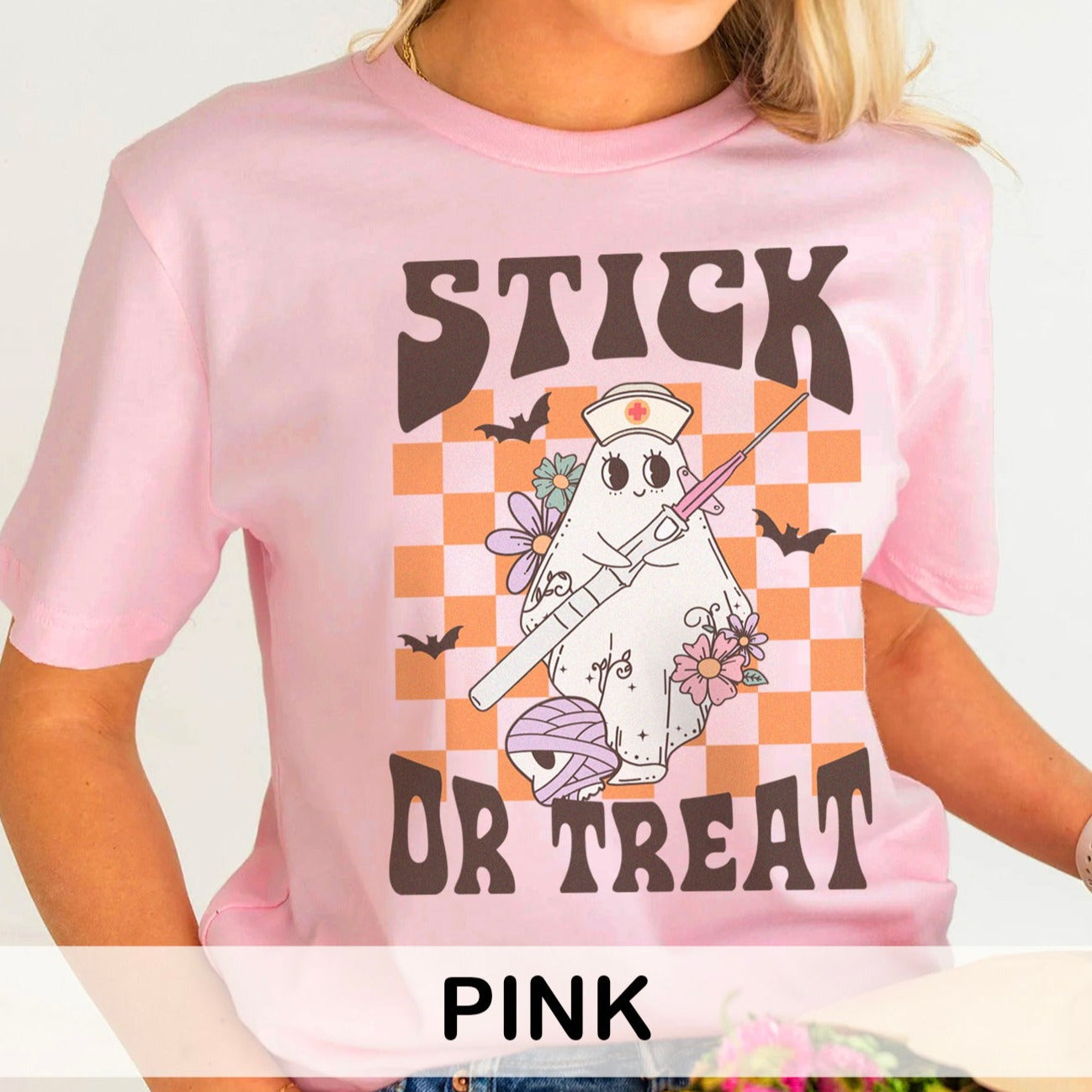 Retro Stick Or Treat T-Shirt