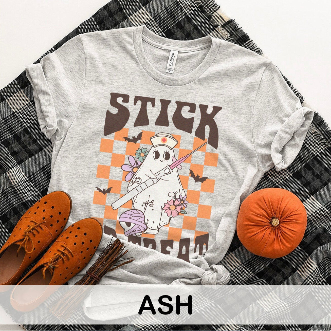 Retro Stick Or Treat T-Shirt