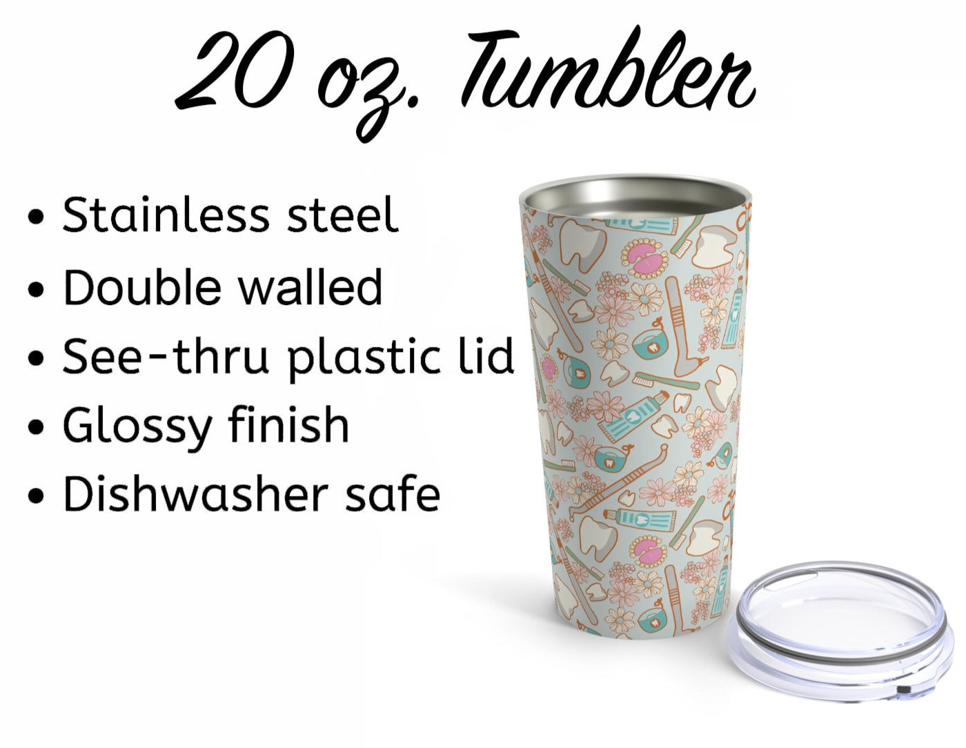 Dental Doodles 20oz Tumbler