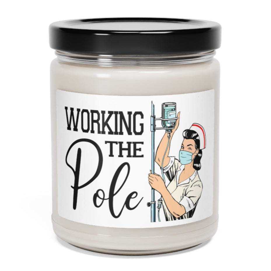 Working the (IV) Pole 9 oz. Scented Candle