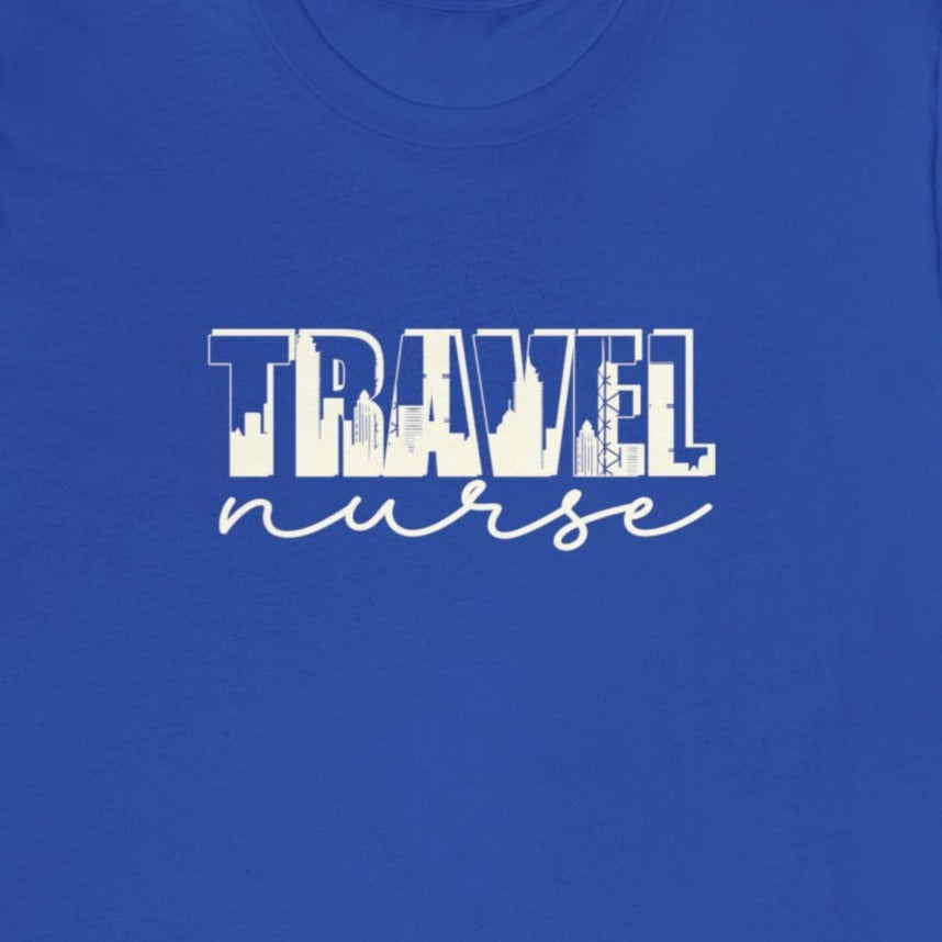 Travel Nurse Skyline Silhouette T-Shirt