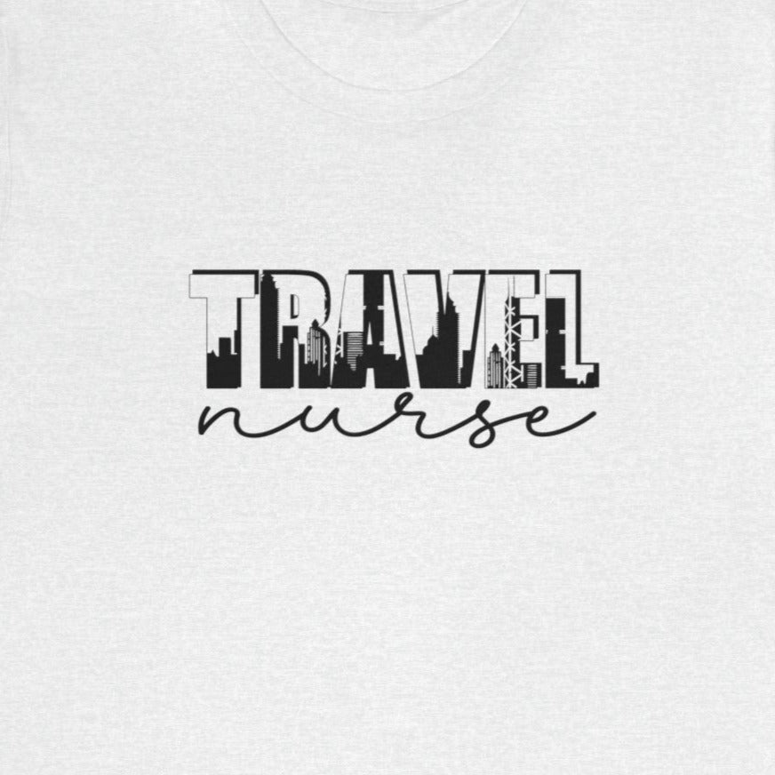 Travel Nurse Skyline Silhouette T-Shirt