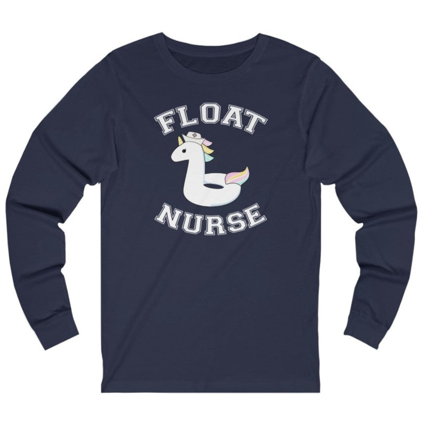 Float Pool Nurse Long Sleeve Shirt