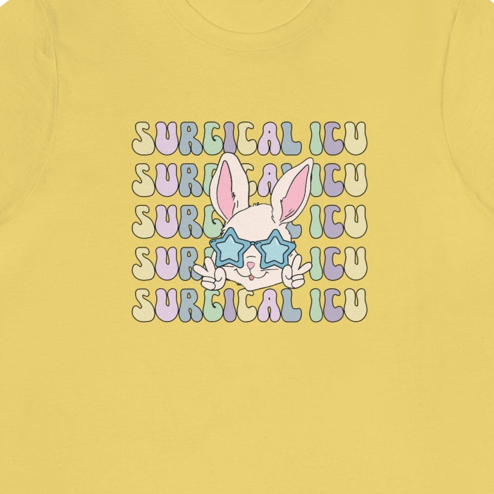 Retro Surgical ICU Easter Bunny T-Shirt