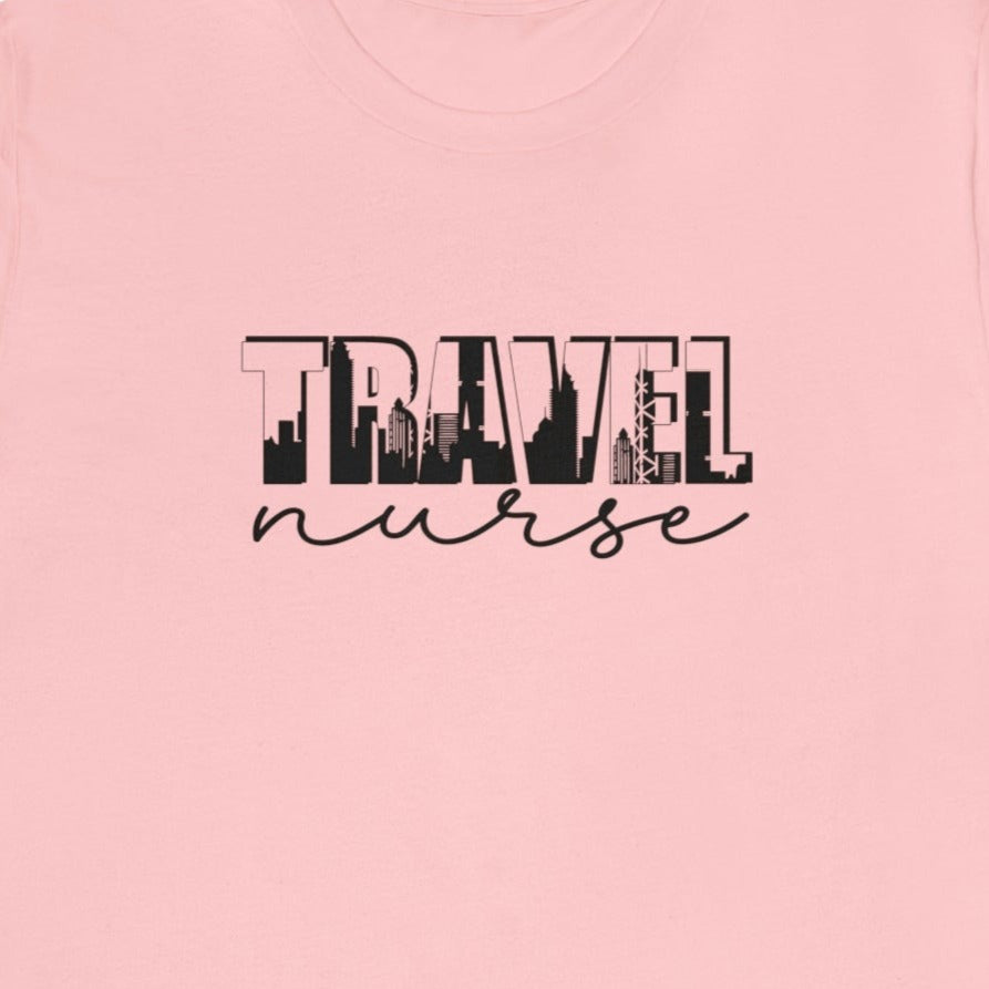 Travel Nurse Skyline Silhouette T-Shirt