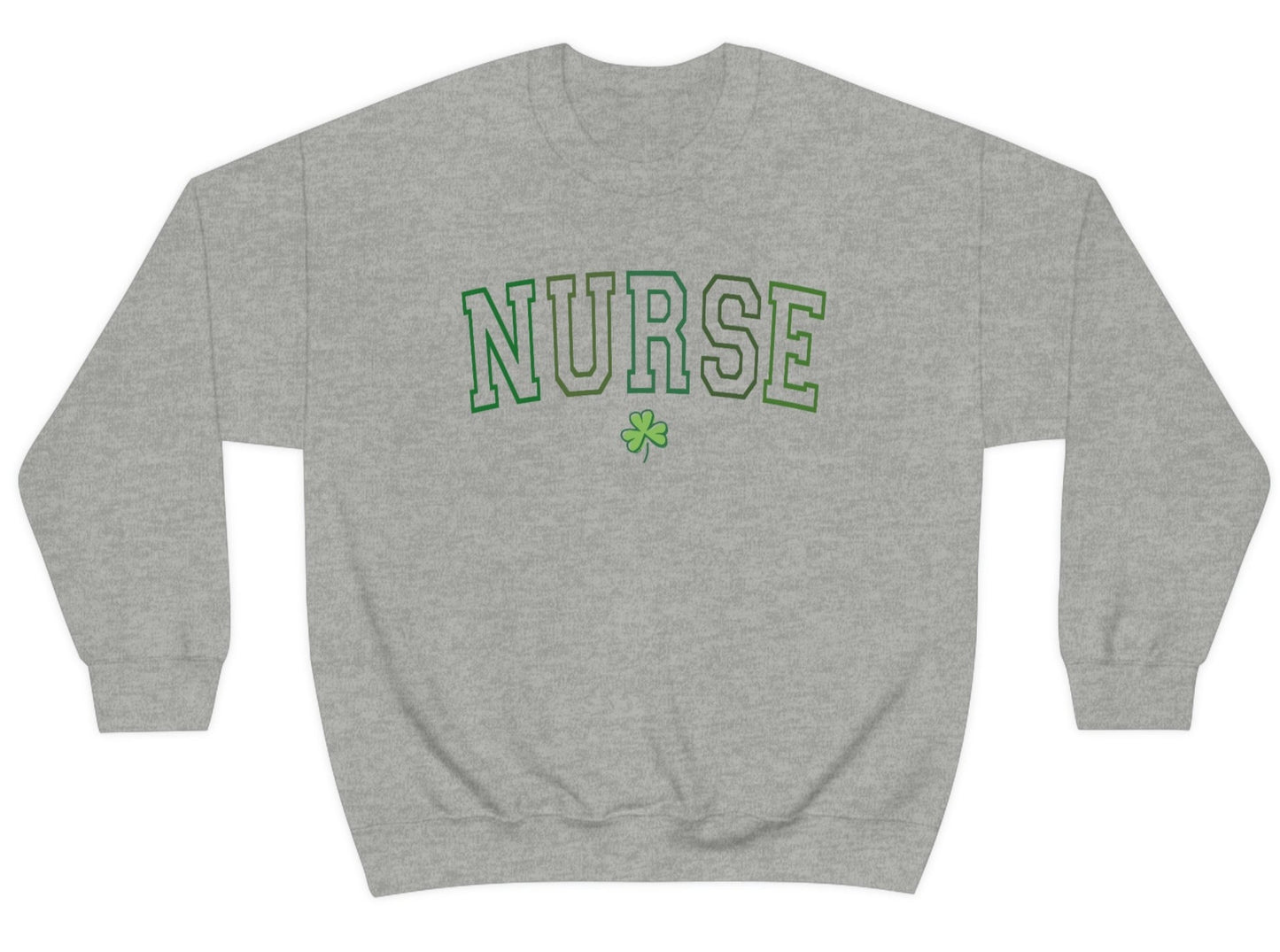 Varsity Nurse St Patricks Day Sweatshirt