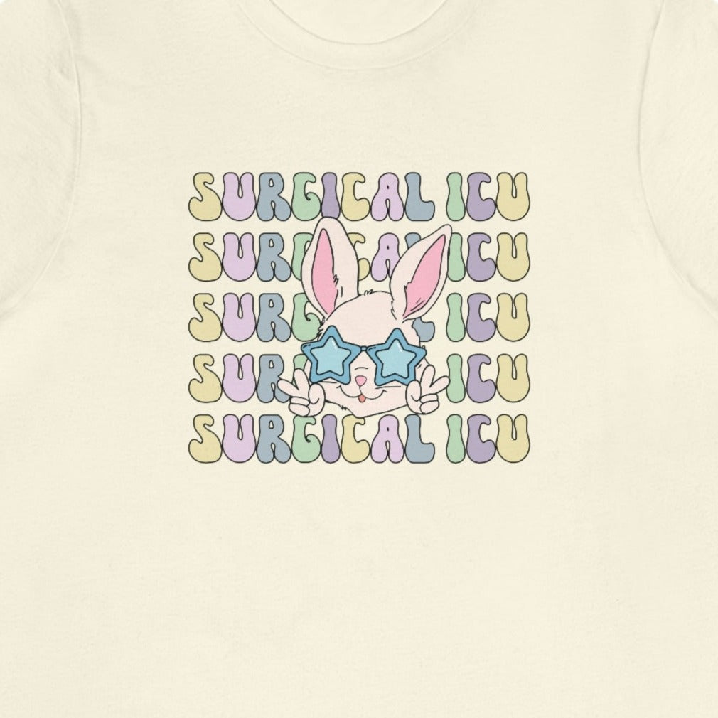Retro Surgical ICU Easter Bunny T-Shirt