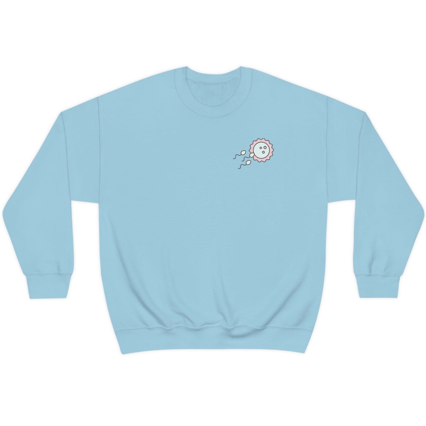 Minimalist Sperm and Egg Sweatshirt