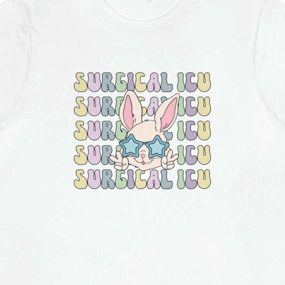 Retro Surgical ICU Easter Bunny T-Shirt