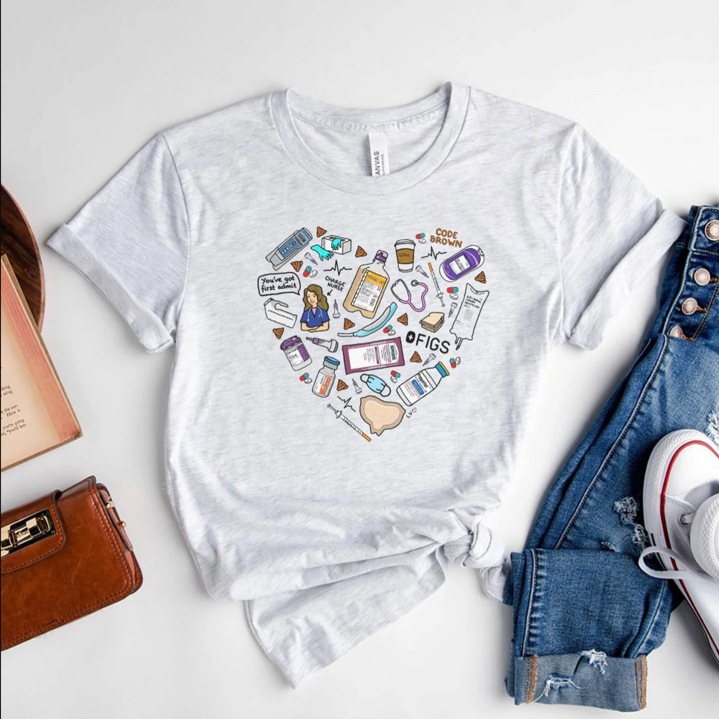 ICU Nurse Favorite Things T-Shirt