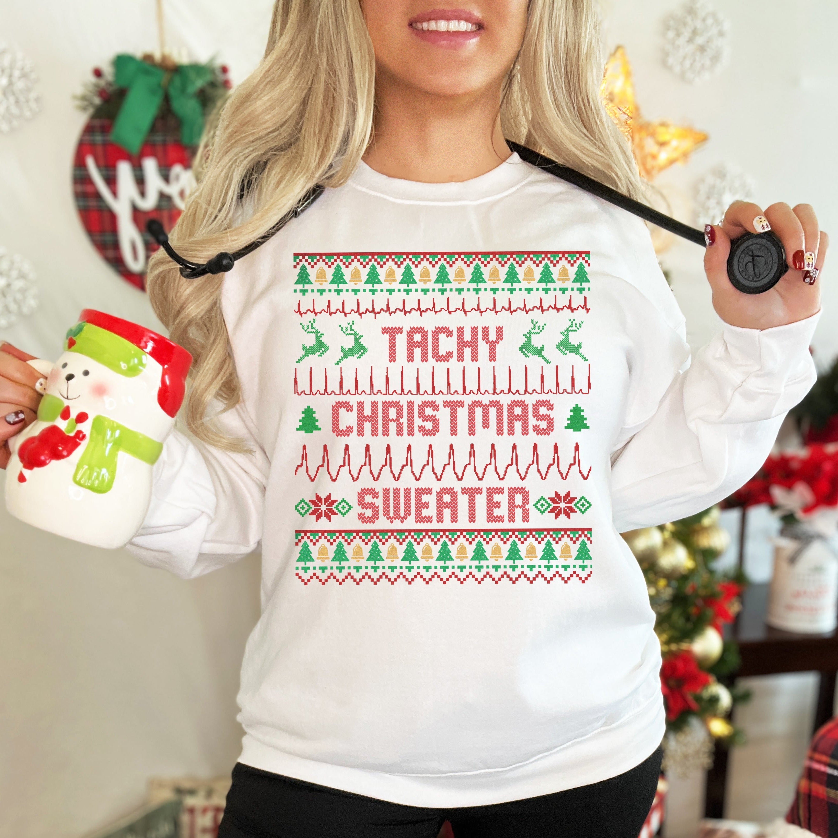 Tachy Christmas Sweater – Shift Drip