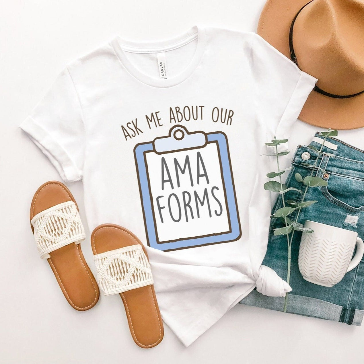 Ask Me About Our AMA Forms T-Shirt