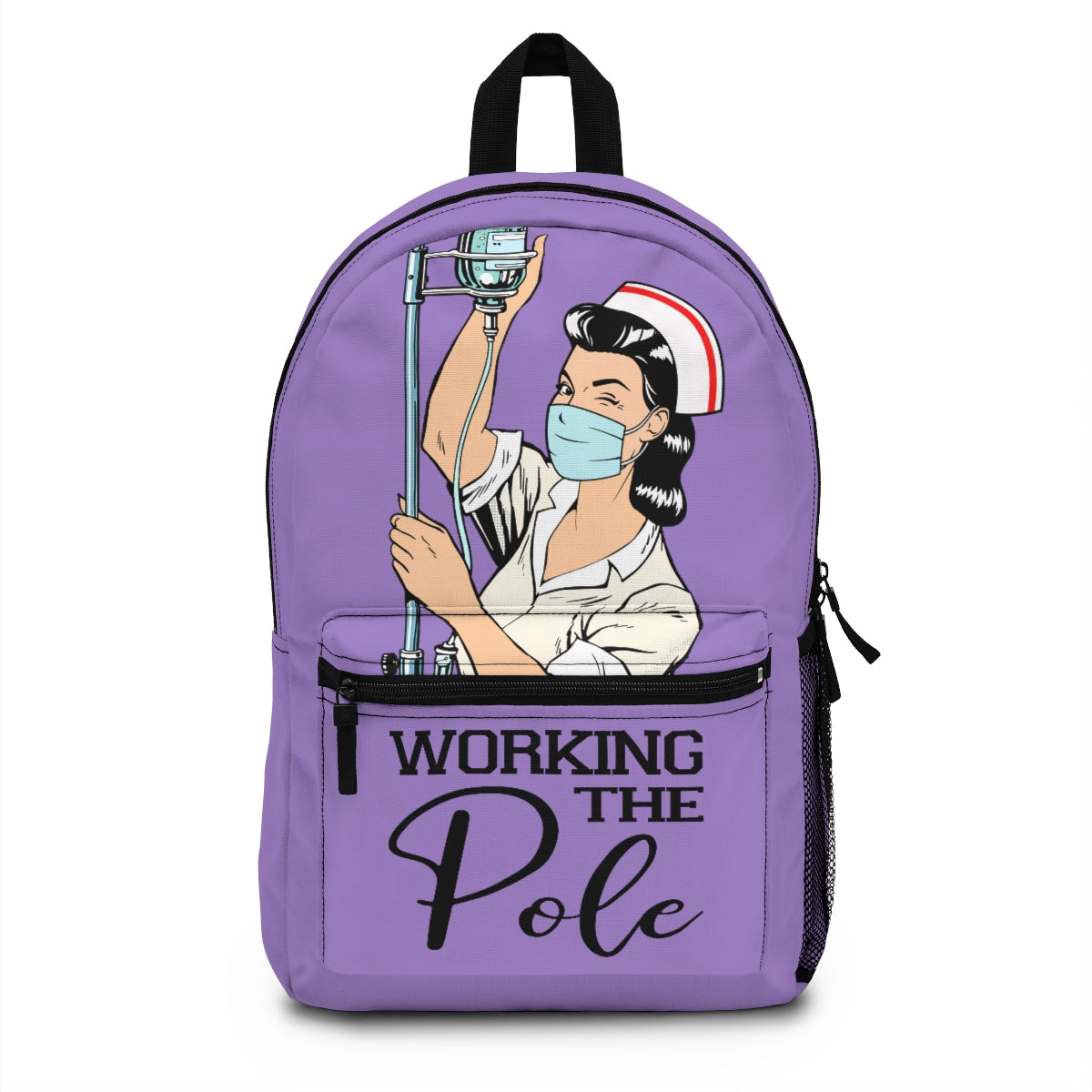 Working the (IV) Pole Backpack