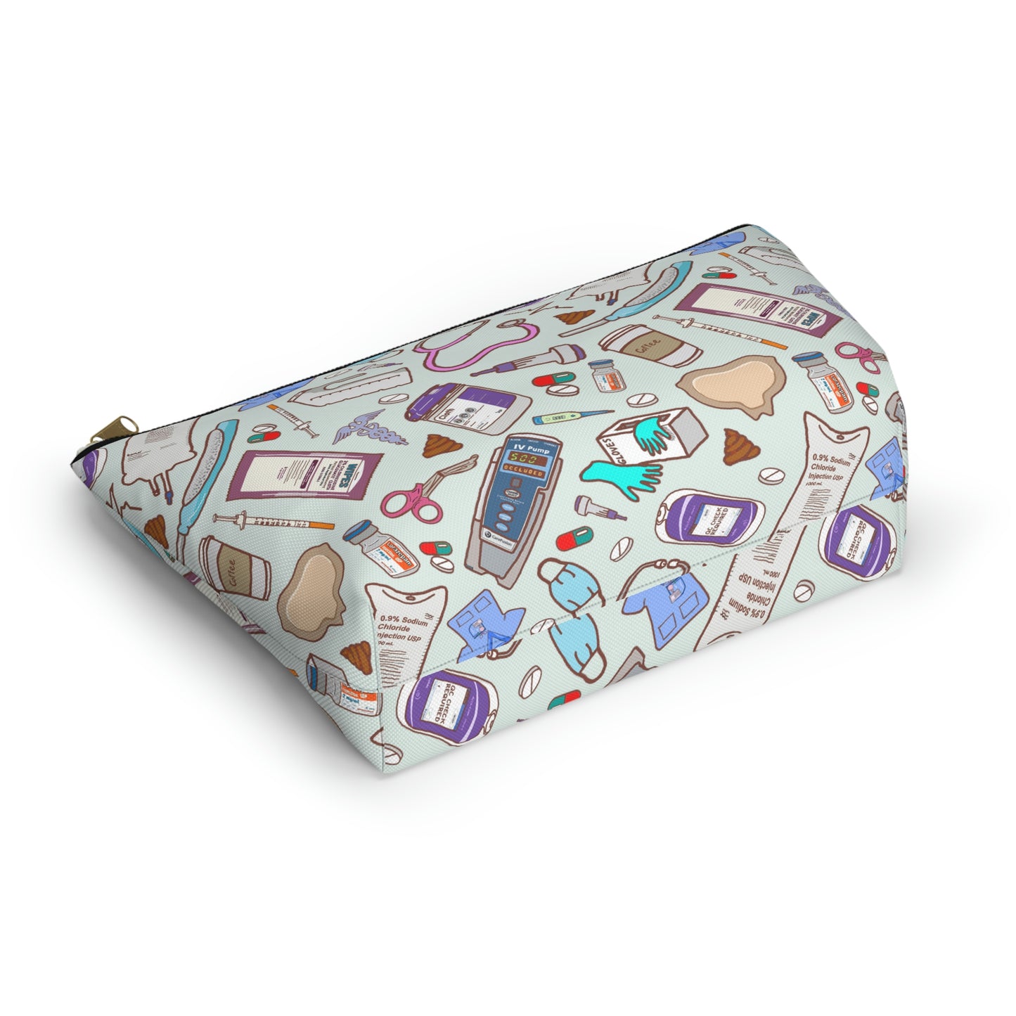 Bedside Nurse Doodles Accessory Pouch