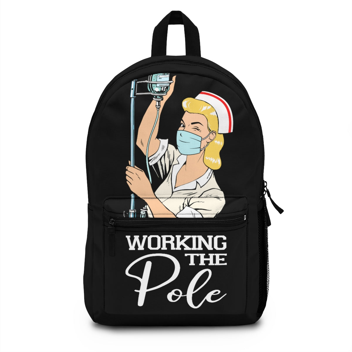 Working the (IV) Pole Backpack