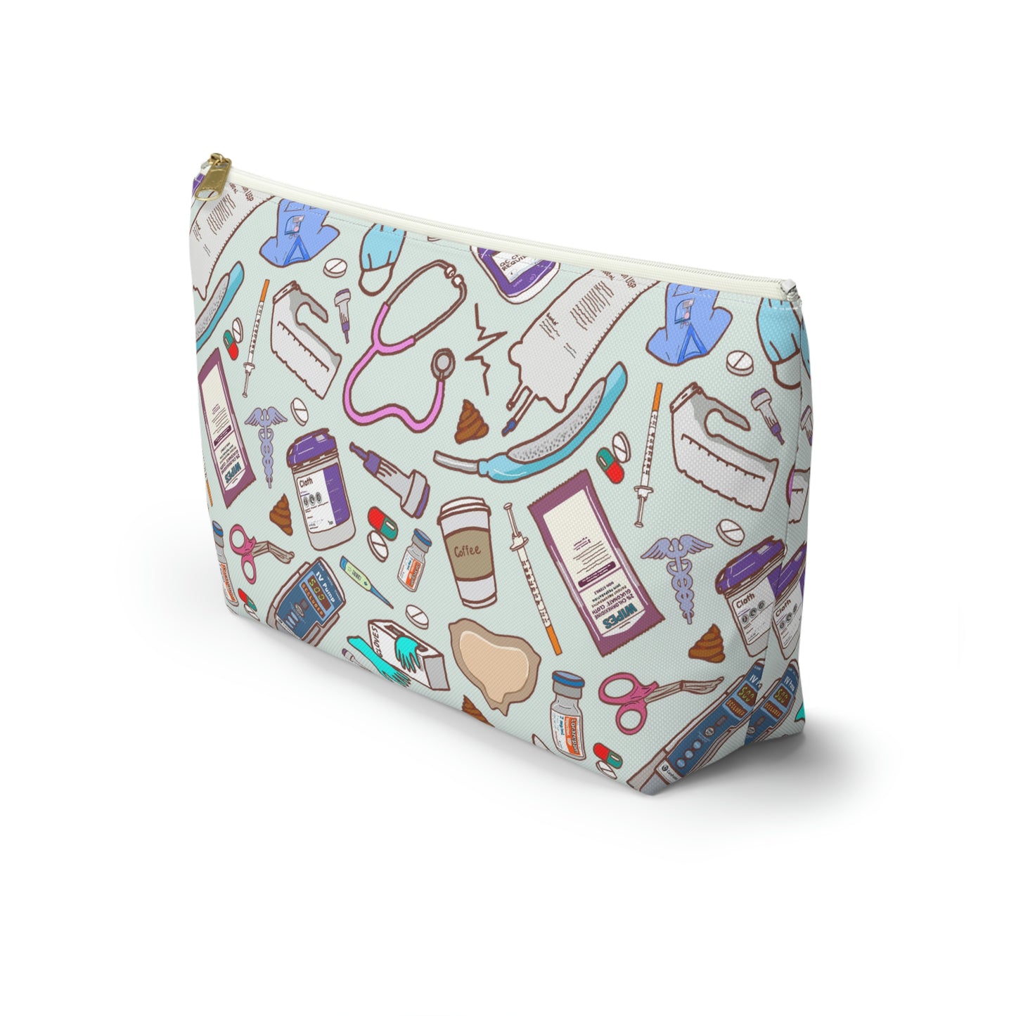 Bedside Nurse Doodles Accessory Pouch