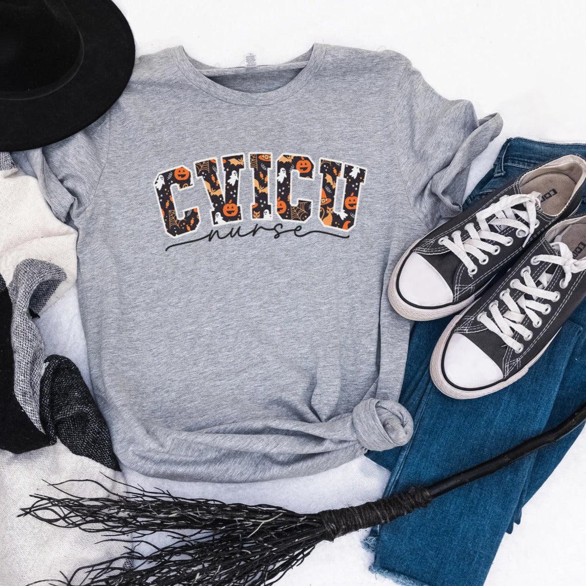 CVICU Nurse Halloween T-Shirt