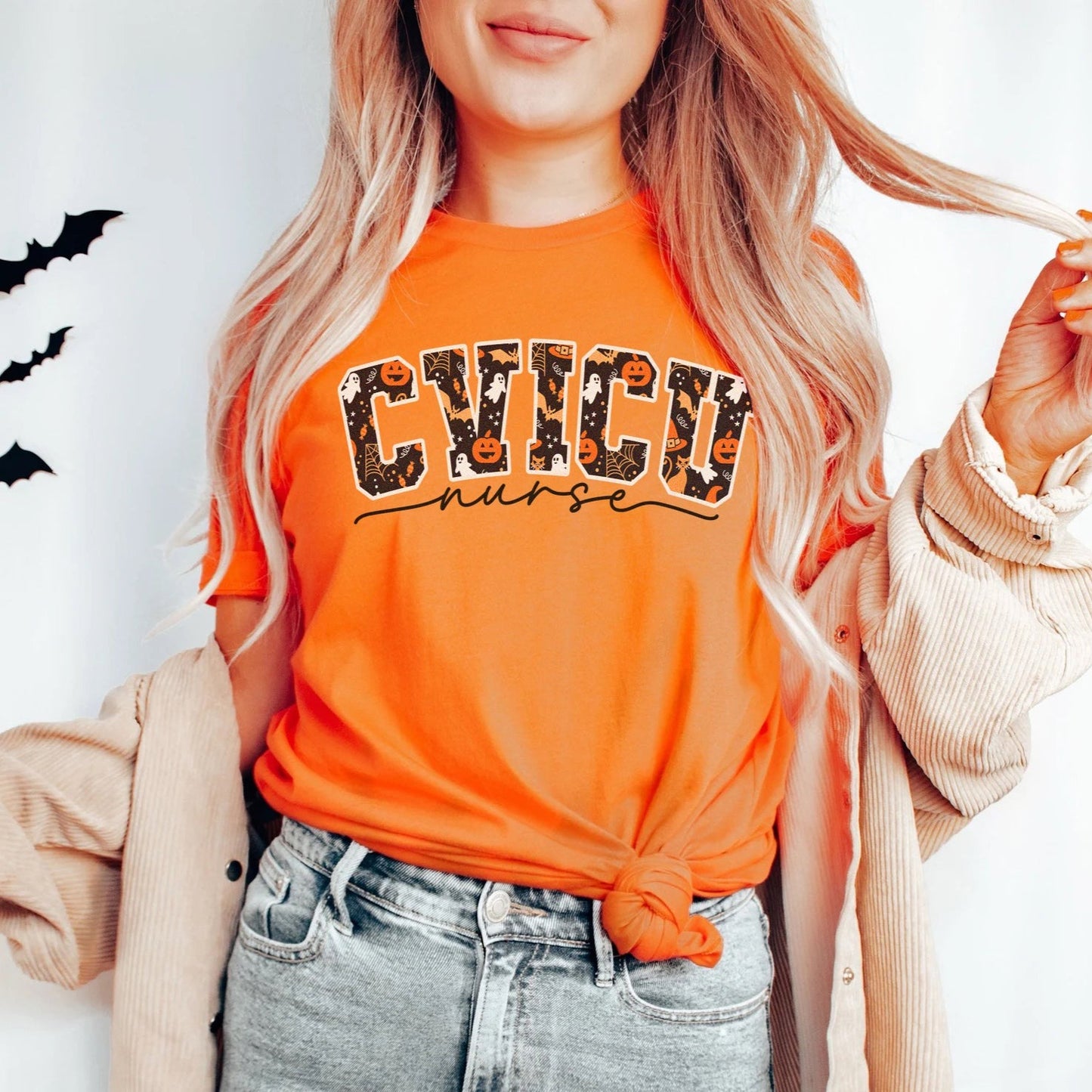 CVICU Nurse Halloween T-Shirt