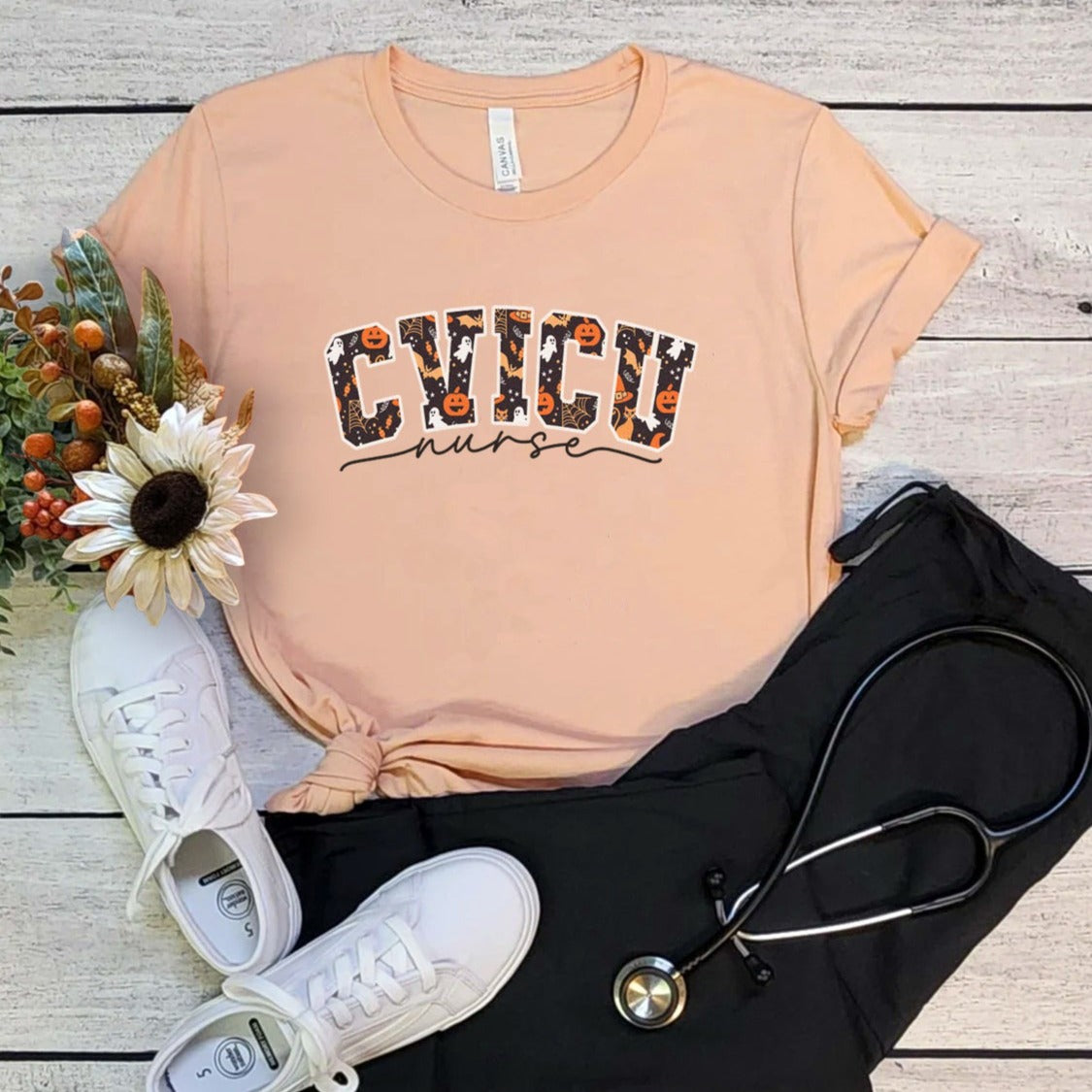 CVICU Nurse Halloween T-Shirt