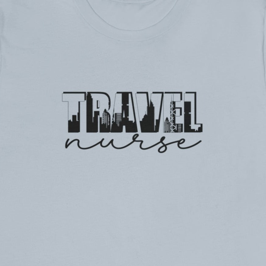 Travel Nurse Skyline Silhouette T-Shirt