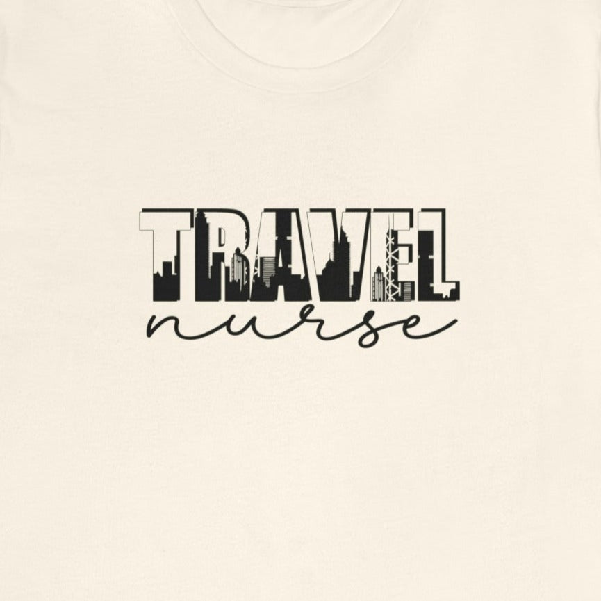 Travel Nurse Skyline Silhouette T-Shirt
