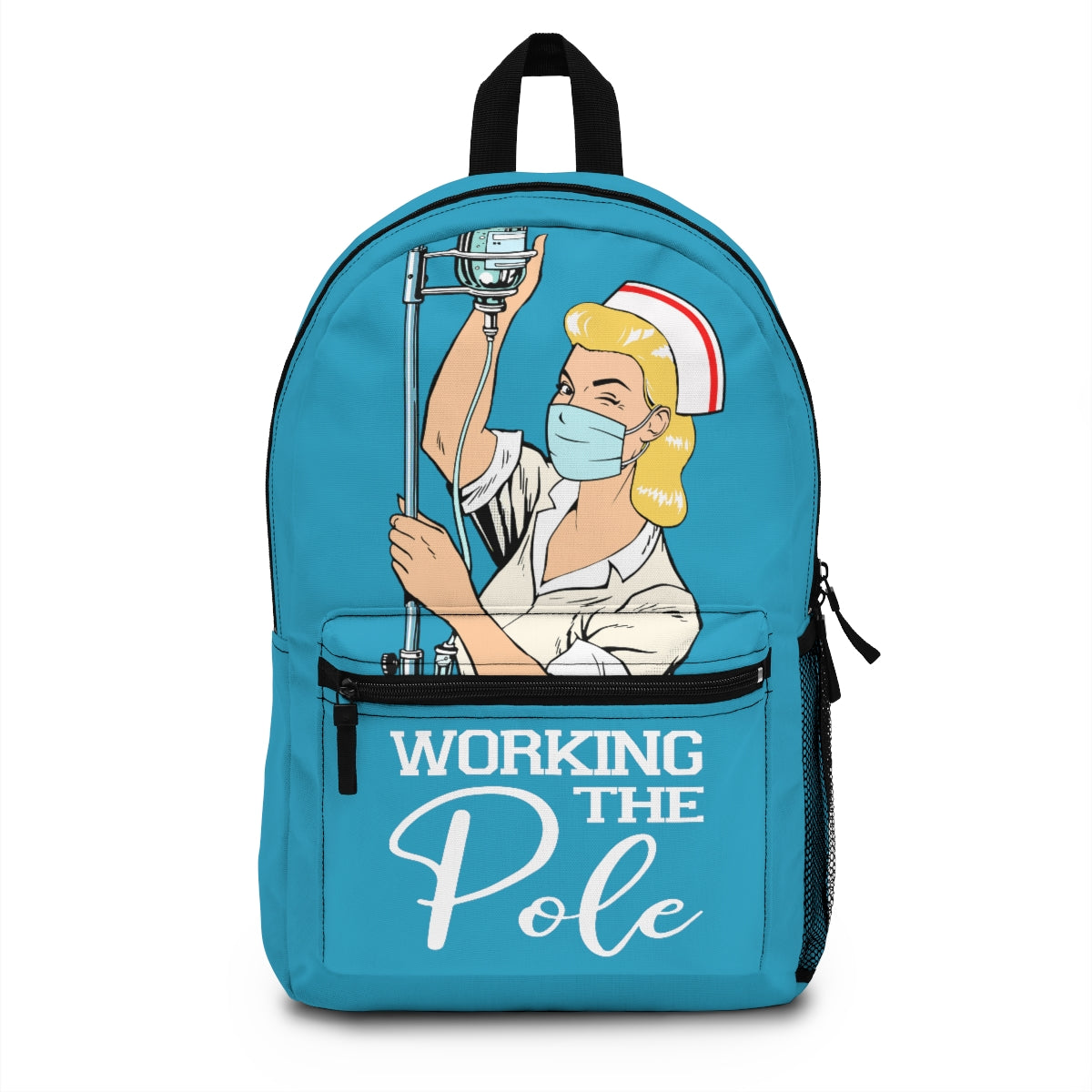 Working the (IV) Pole Backpack