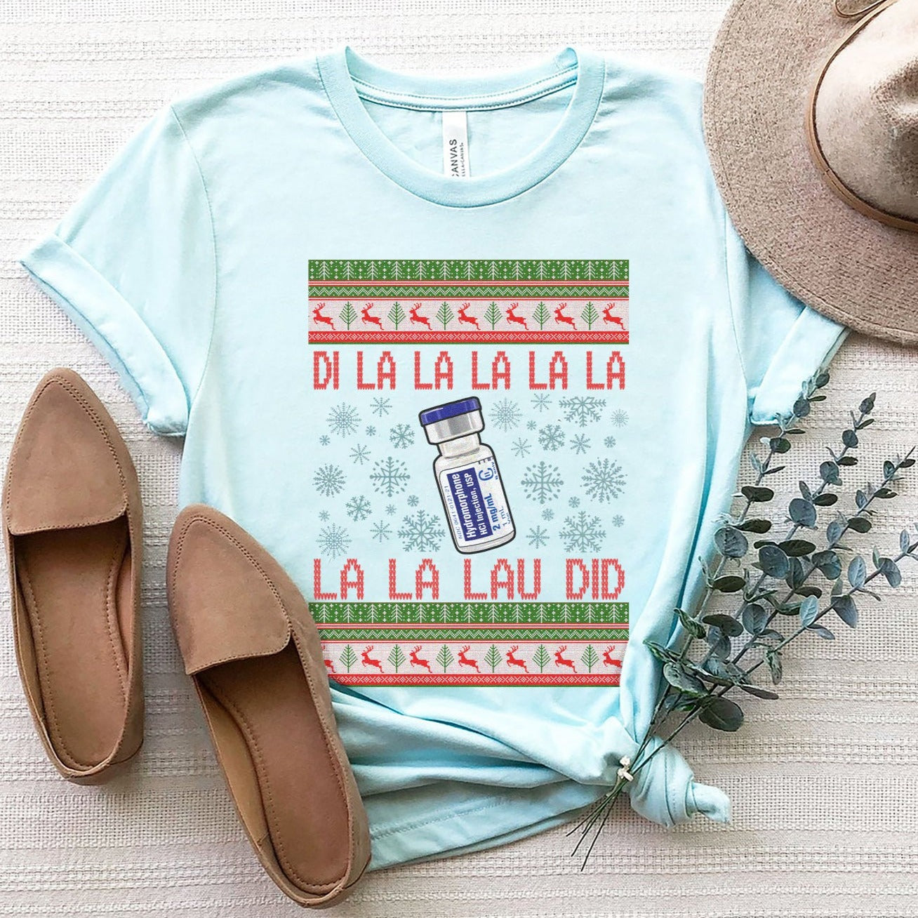 Dilaudid Ugly Christmas T-Shirt