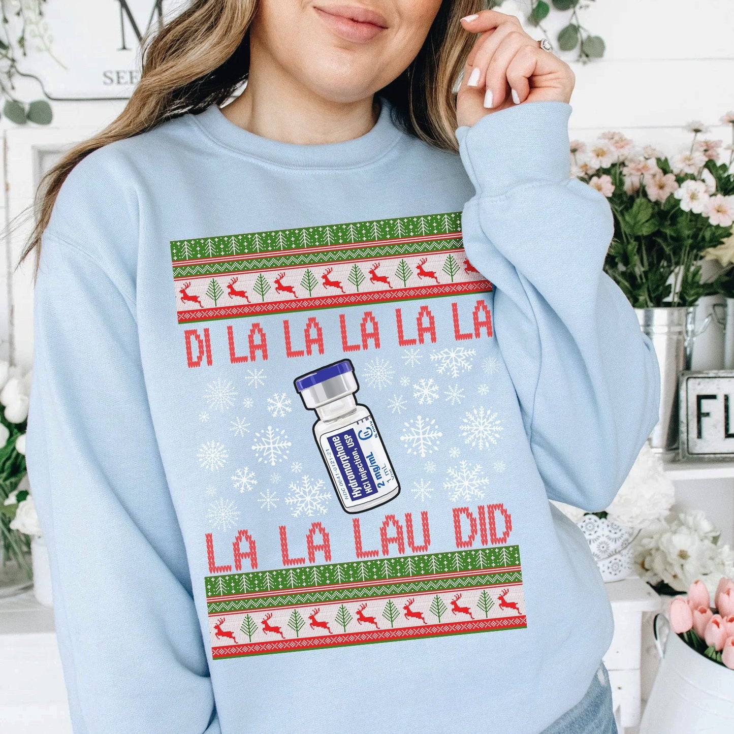 Dilaudid Ugly Christmas Sweater
