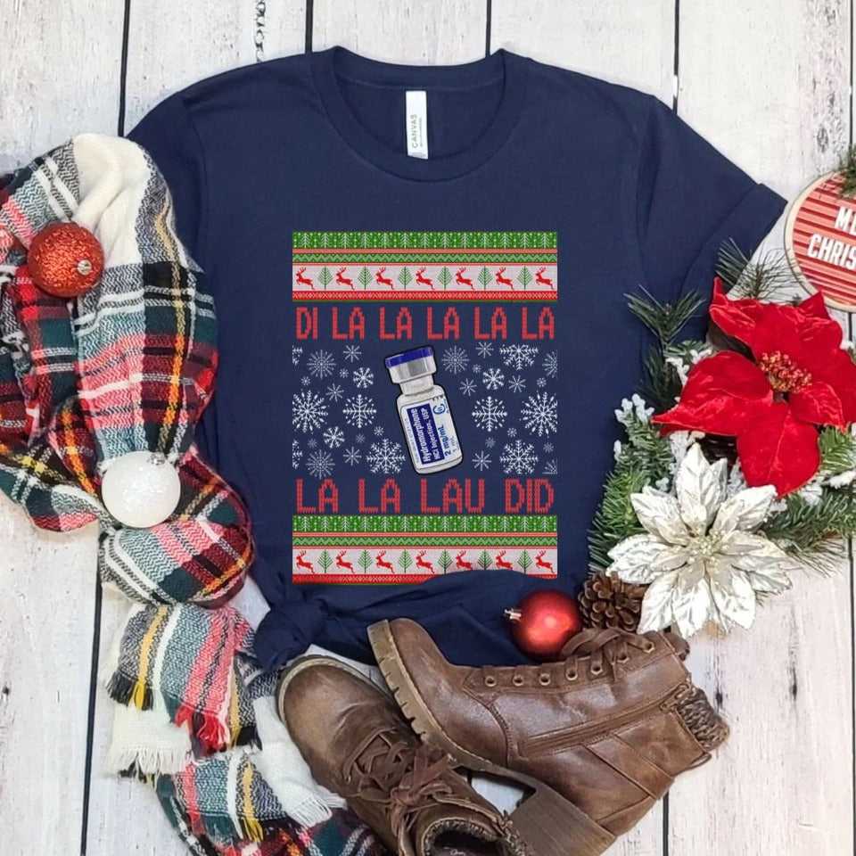 Dilaudid Ugly Christmas T-Shirt