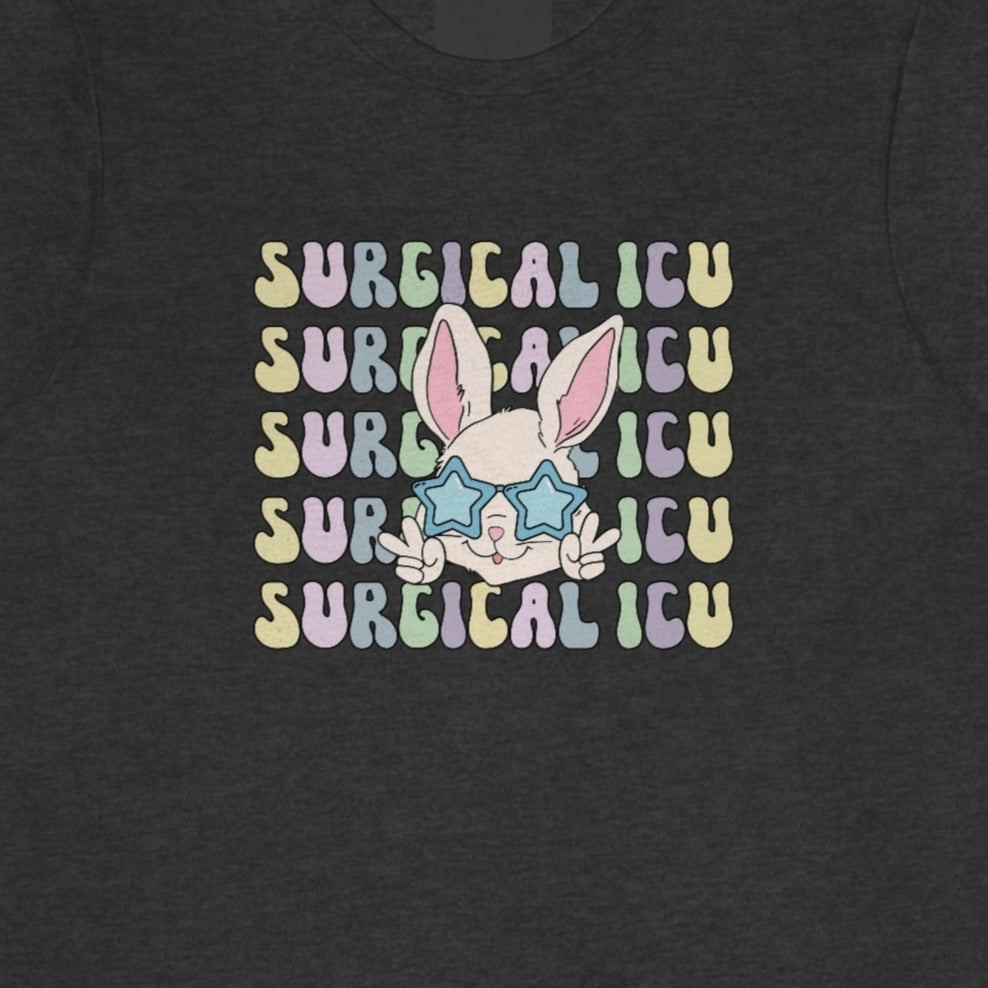 Retro Surgical ICU Easter Bunny T-Shirt