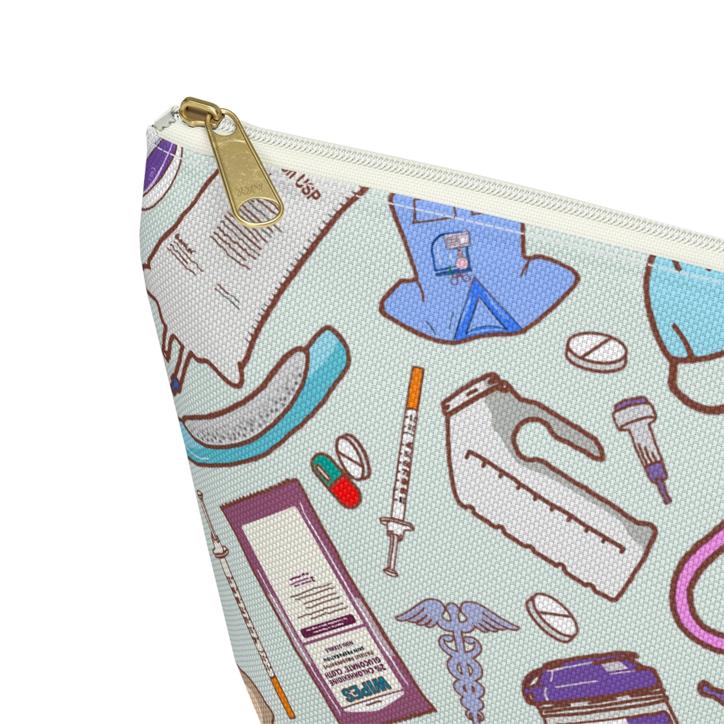 Bedside Nurse Doodles Accessory Pouch