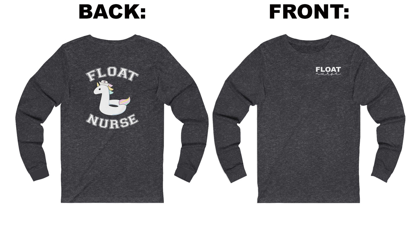 Float Pool Back Design Long Sleeve Shirt