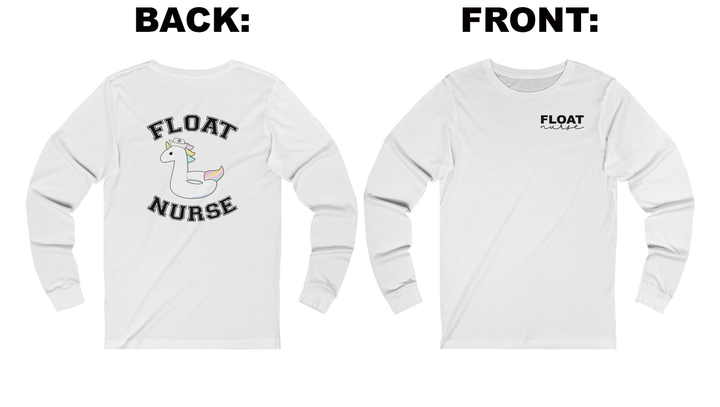 Float Pool Back Design Long Sleeve Shirt