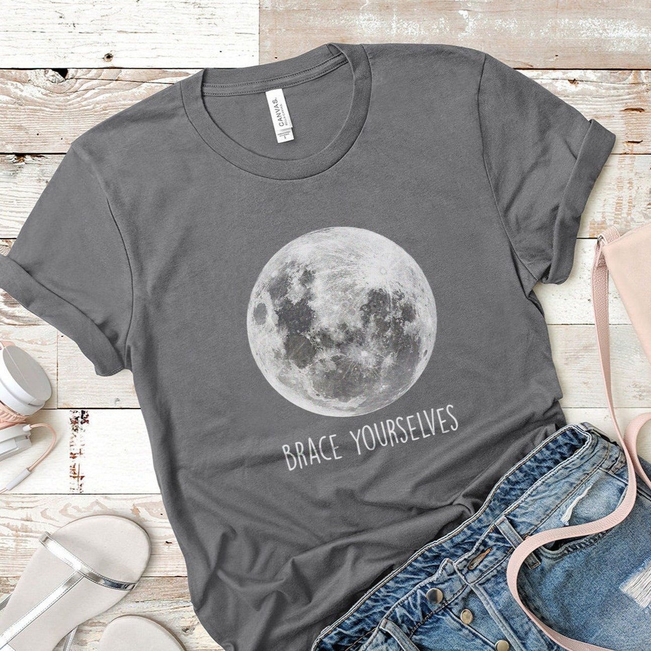 Full Moon Brace Yourselves T-shirt