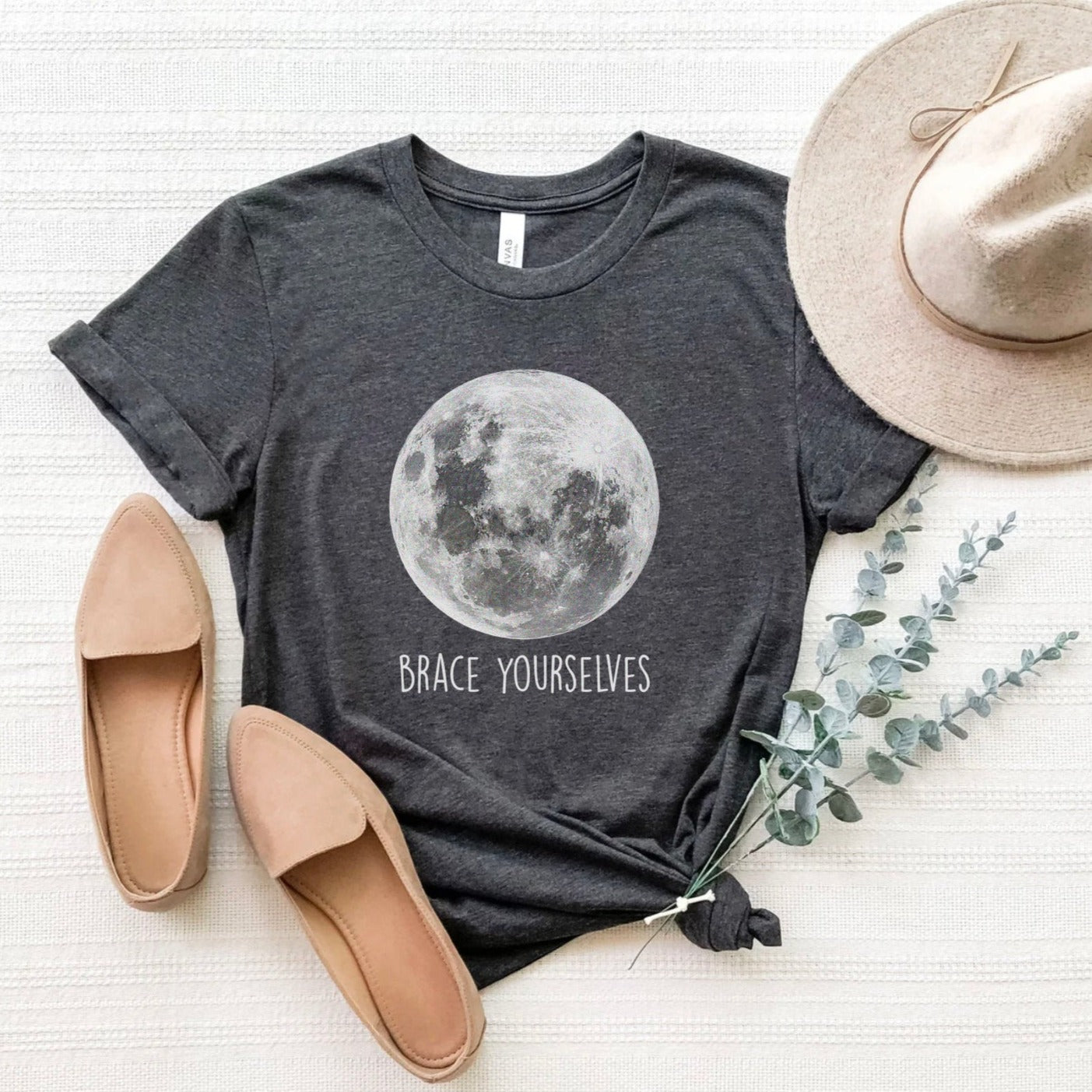 Full Moon Brace Yourselves T-shirt